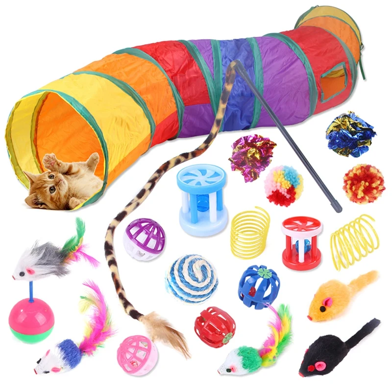 

20 шт., забавные игрушки для кошек