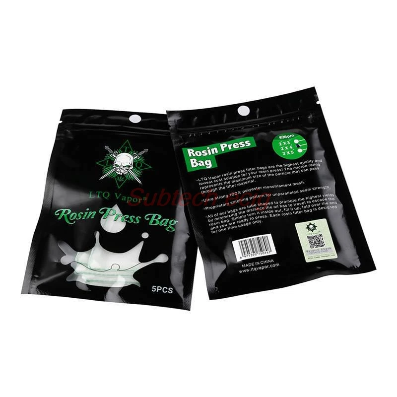 Аутентичный LTQ Vapor 2*3 2*4 3*5 дюймов канифоль пресс мешок 36 72 90 120 микрон подходит для