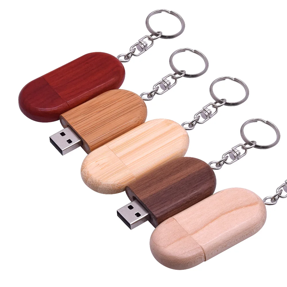 USB флеш накопитель деревянный с коробкой 4/16/32/64 ГБ|USB флэш-накопители| |