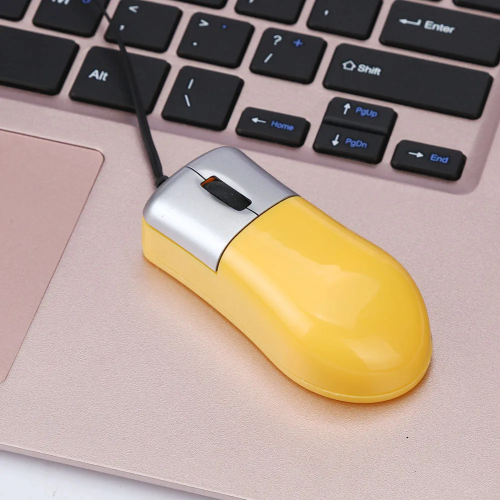 Мышь портативная Мини Выдвижная USB проводная мышь для ноутбука ПК мини-ноутбука