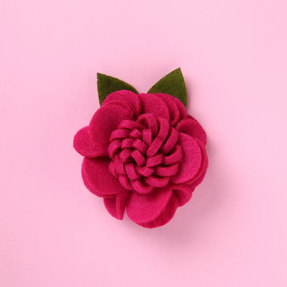 Pinzas para el pelo de beb&eacute; de flores grandes de 8cm sin Clip, diademas para ni&ntilde;a, Tiaras para ni&ntilde;a, accesorios para el cabello, banda para el cabello Floral rosa-5