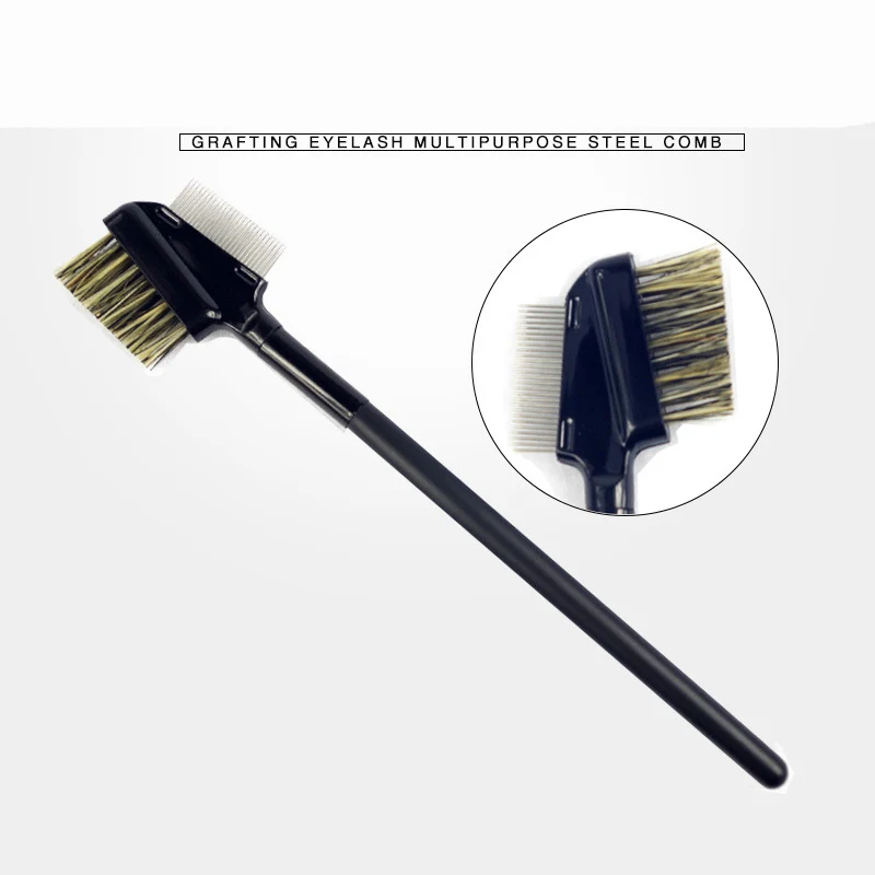 SAIANTTH расческа для ресниц бровей профессиональные стальные зубья двойной