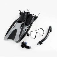 scuba diving fins adults swim mask with snorkel tube set long swimsuit smonofin equipment diving flippers for men women