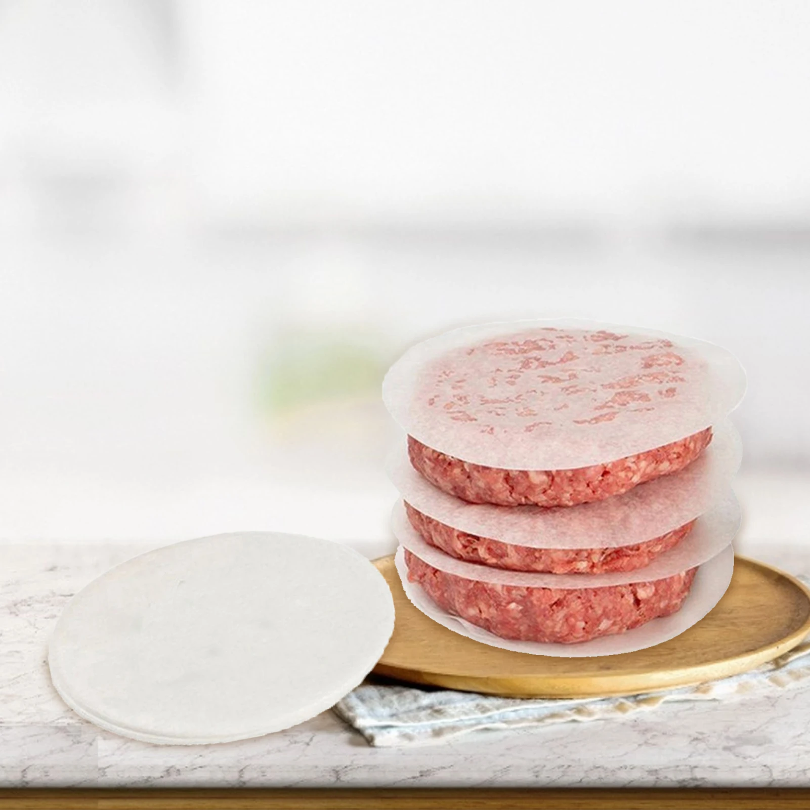 500 шт. круглая бумага для выпечки силиконовая масла пицца барбекю пюре духовка