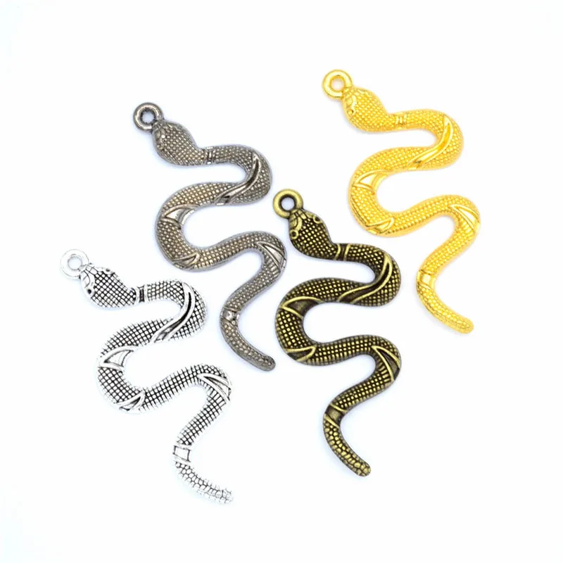 

5pcs-XL 3D Snake-Alloy Nail Charms,DIY Diamond 6colros Rhinestones For Nail Art Decorations,Manicure Meatal Craft Gems