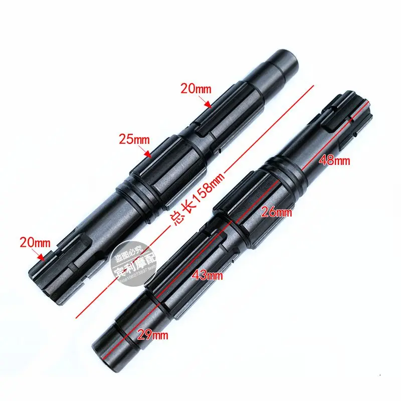 

Motorcycle CG125/CG150 Long Sub-axis ZongshenLifan Longxin Fukuda Tricyclist Lengthened Reverse Sub-axis