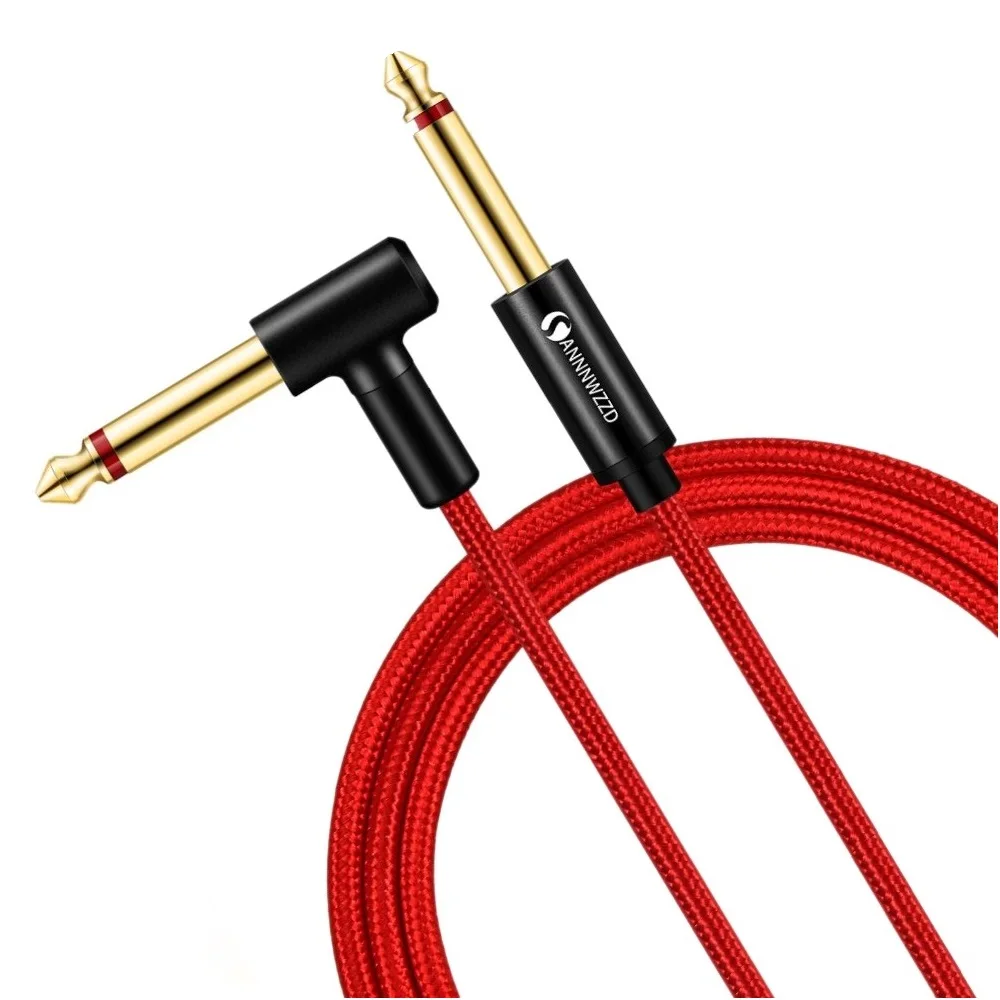 

Guitar Audio Cable Connecting Line Electric Guitar Bass Piano Keyboard Drum Instrument Noise Reduction Shield Guitar Wire