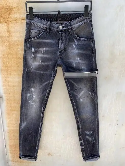

NEW Men Jeans Ripped for Men Skinny DSQ D2 Jeans Pants Men Jeans Zipper Outwear Man Pants 1 order