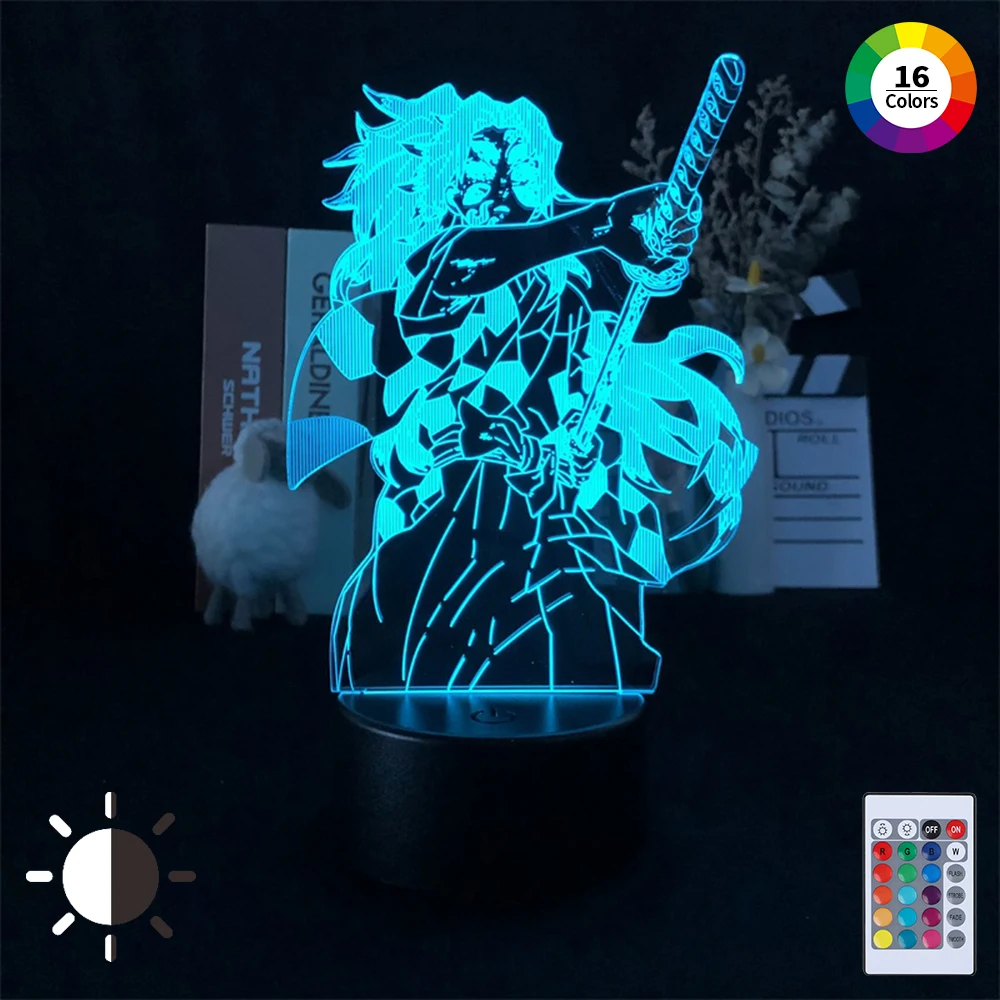 

Акриловая 3d Аниме лампа ночник аниме лампа s лампа фигурка освещение для спальни Мультяшные комиксы светильник для домашнего декора Рождес...