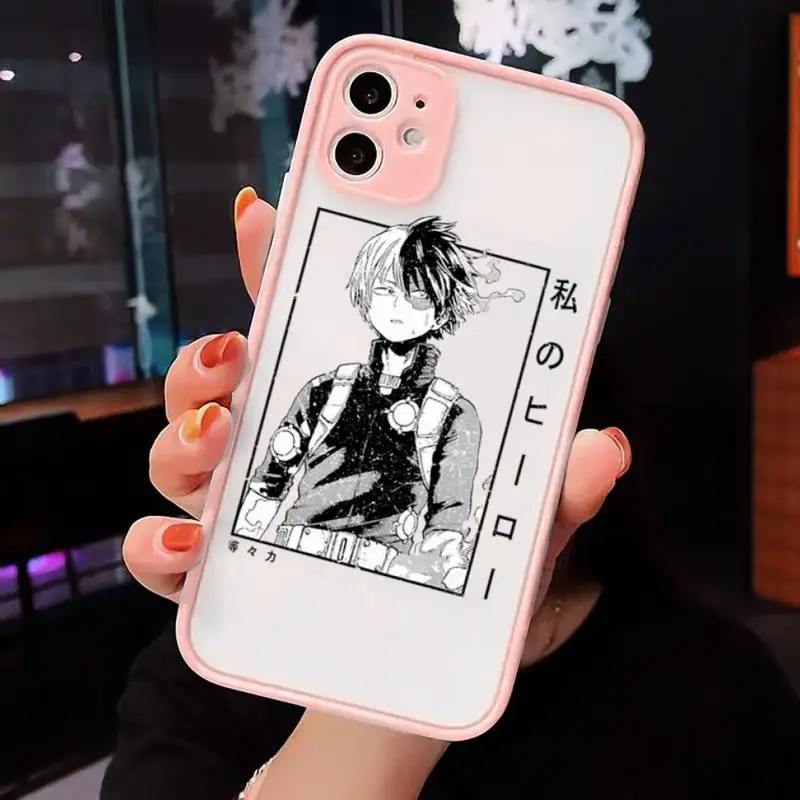 My hero academia deku bakugou Boku Phone Cases Matte For iPhone 12 Mini 11 Pro XR XS Max 7 8 Plus X Hard PC Back Cover