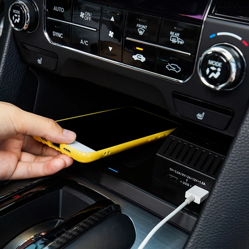 

Car Wireless Charger Decoration Central Control Car Wireless Phone Charger for Honda URV Avancier