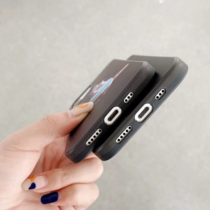 

Funny Astronaut Phone Case For iPhone 11 12 Pro Max X 7 8 Plus XR XS Max Silicone Back Cover Funda