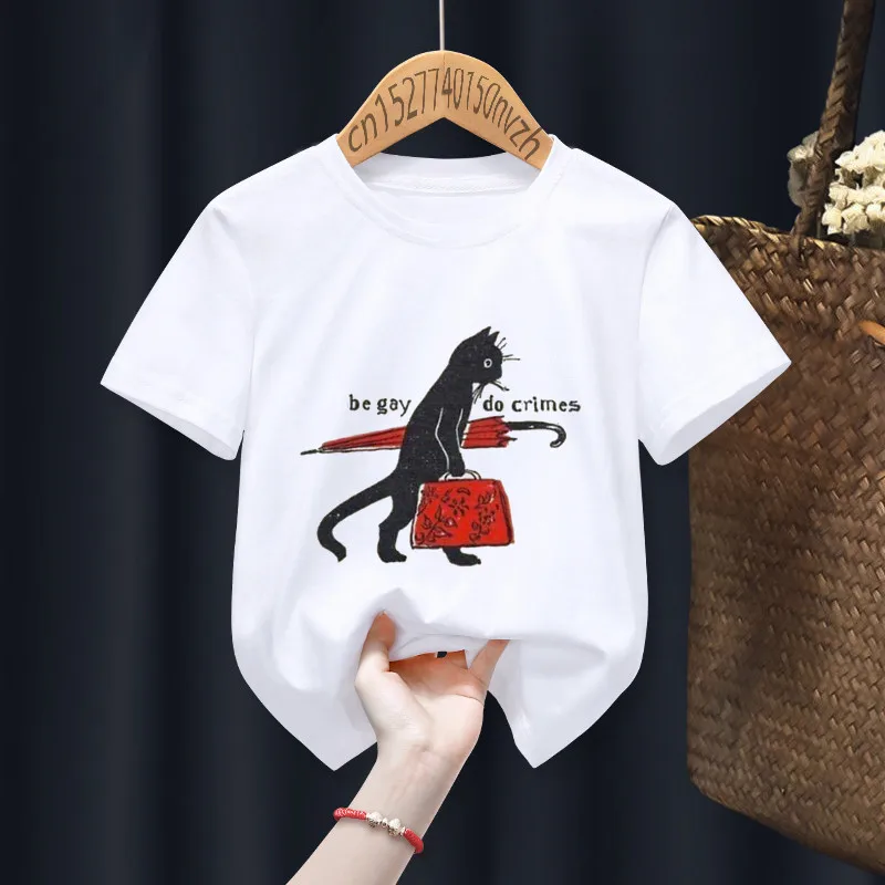 Gay Funny Boy Girl T-shirts Kid Children Anime Gift Present Little Baby Harajuku Clothes,Drop Ship
