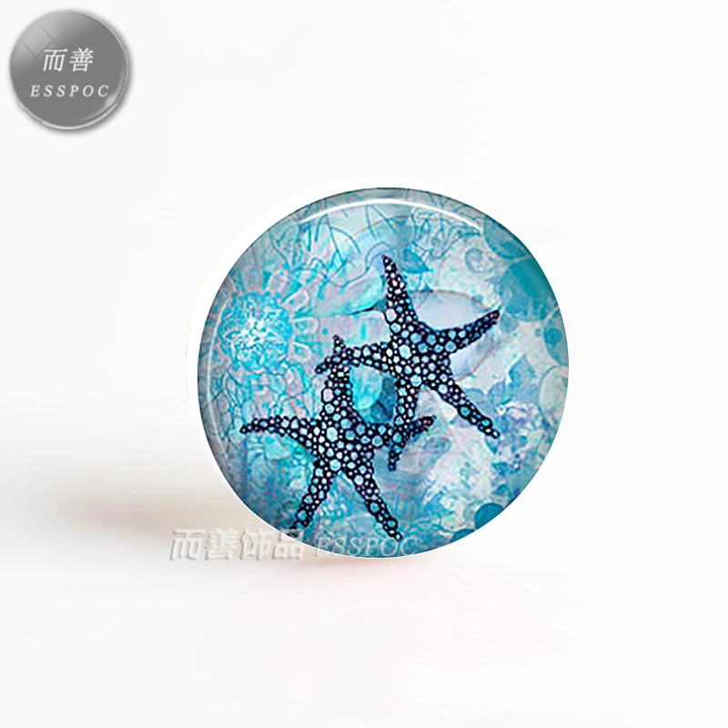 5 шт./лот ракушки в виде морской черепахи Дельфина круглые стеклянные кабошоны