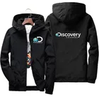 Новая куртка с национальным географическим принтом Discovery Channel, Мужской Топ для изучения экспедиций, куртка, ветровка для улицы