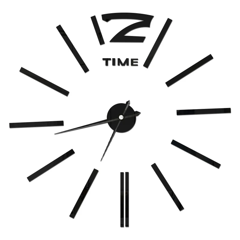 Цифровые настенные мини часы сделай сам бесшумные 3d с наклейками для гостиной