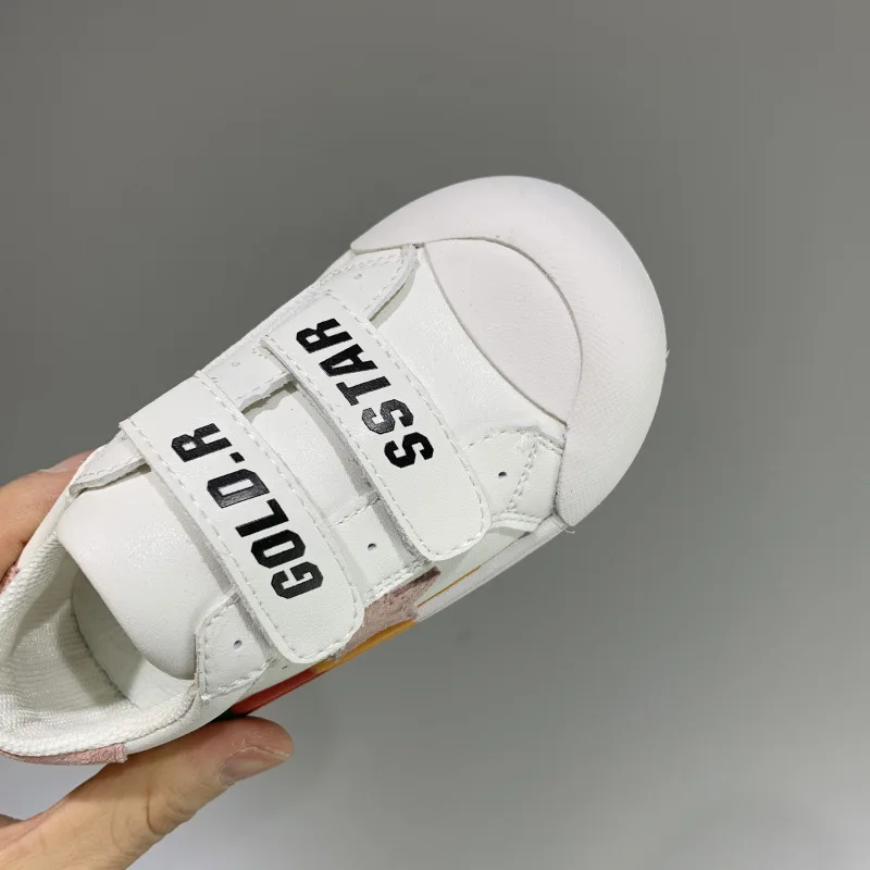

Children's Sneakers Children's Fashion Letters Star Casual Shoes Korean Style Color Sole Shoes Girls Sneakers Toddler Boy Shoes