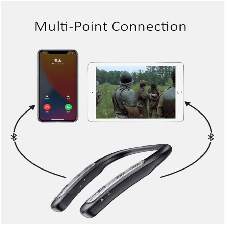 Водонепроницаемый Bluetooth-динамик с креплением на шею | Электроника