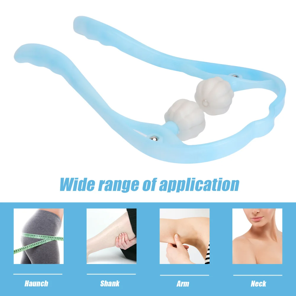 

1PC Compact Roller Neck Vertebra Massager Neck Care Manual Massager Tool