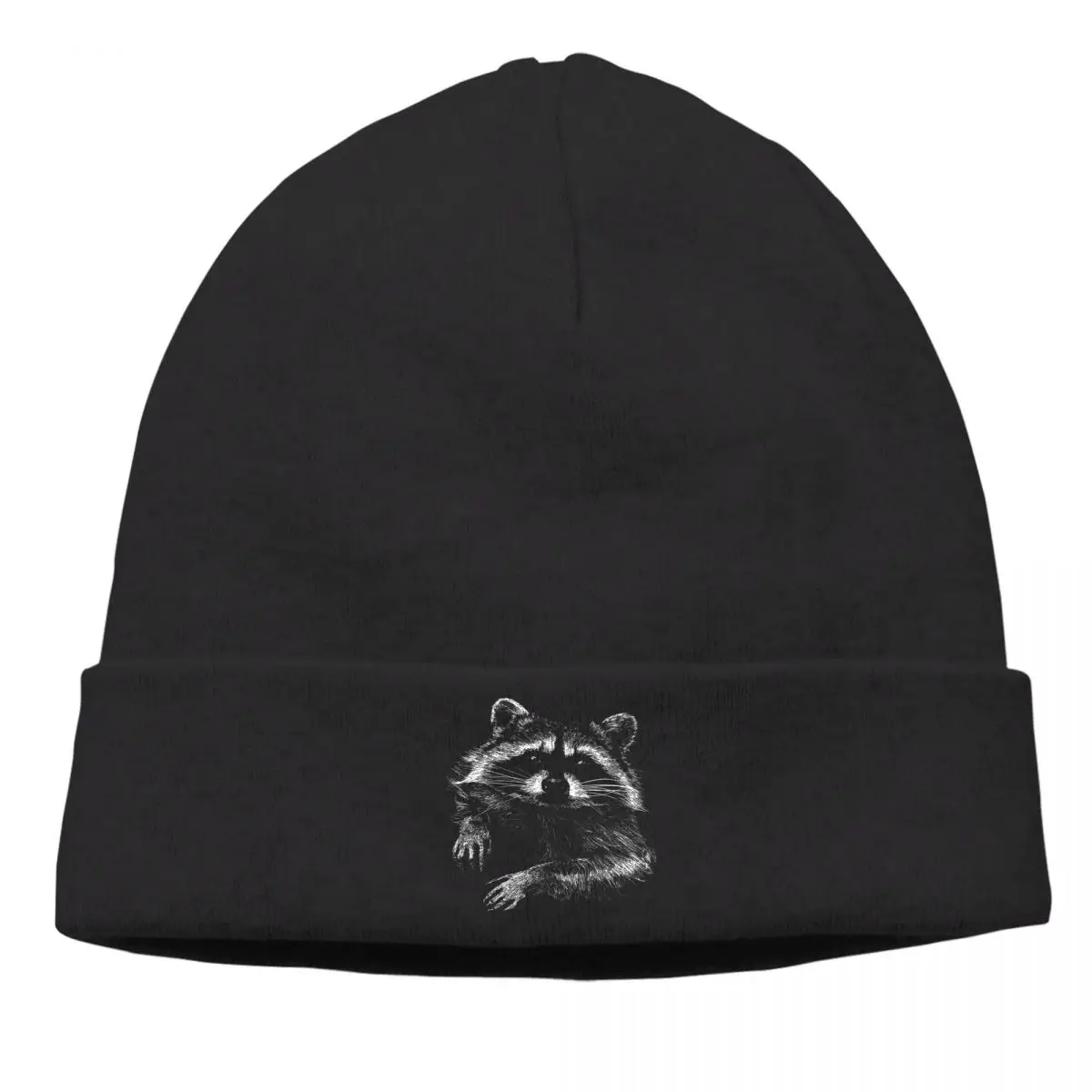 

Bonnet Raccoon Mammal Cycling Knit Hat Cute Winter Warm Hip Hop Skullies Beanies Caps
