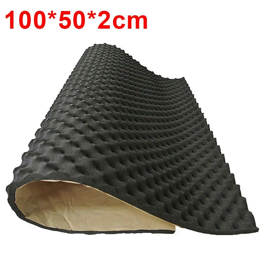 

100x50x2cm automotive acoustic blanket Sound Deadener Mat Sound Insulation acoustic foam Dampening Acoustic foam Subwoofer Mat
