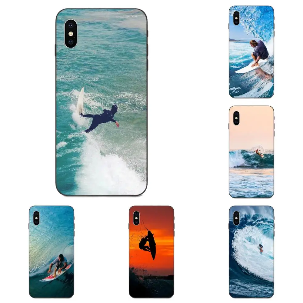 Для Apple iPhone 4 4S 5 5S SE 6 S 7 8 11 Plus X XS Max XR Pro черный ТПУ чехол для телефона спортивный