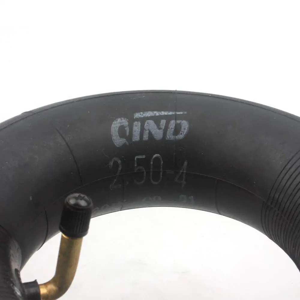 Внутренняя камера 2.80/2.50-4 для электроскутеров для пожилых с изогнутым клапаном. Аксессуары в комплекте.