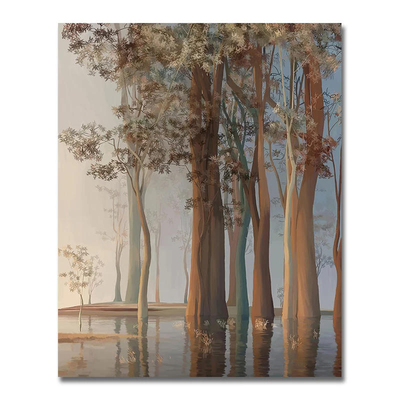 

Цветные постеры на холсте QIPINGART