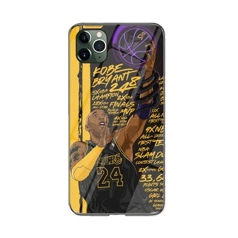 

FHNBLJ Kobe Bryant-2 Phone Case For iPhone 12 mini 12 PRO Max 11 pro XS MAX 8 7 6 6S Plus X XR cover