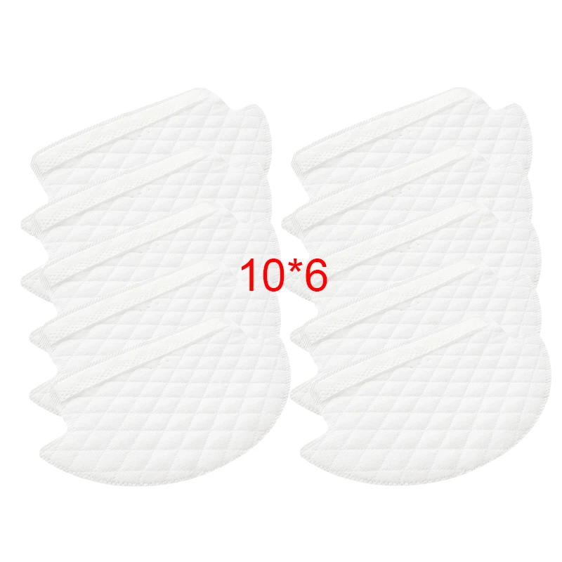 

60Pcs Vacuum Cleaner Disposable Mop Cloth Rags For Ecovacs Deebot OZMO 900 DJ35 DN33 DN55 mopping pad Replacement Accessories