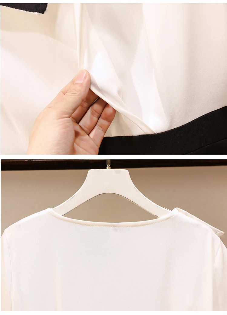 

L-5XL Plus Size Women Elegant Mermaid Dresses Summer 2021 V-neck Short Sleeve Patchwork Asymmetric Ladies Evening Party Dress