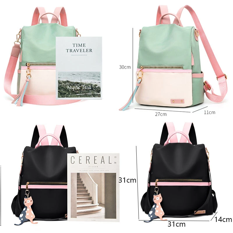 Женский рюкзак с защитой от кражи легкий школьный для девочек вместительные