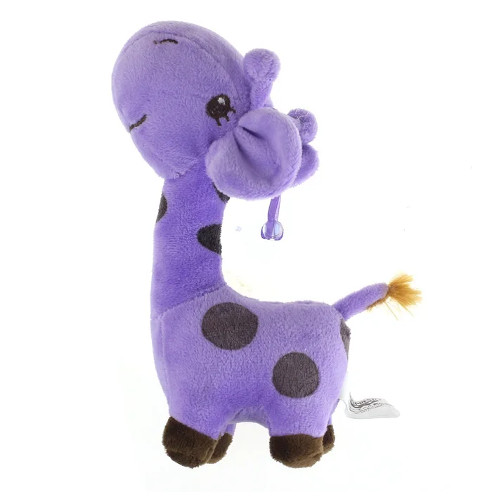 18CM Purple 18 см/28 см/38 см Жираф дорогой Мягкая Плюшевая Игрушка Животные Куклы для маленьких детей на день рождения Детские плюшевые игрушки на день рождения рождественские подарки - Цвет: 18CM Purple