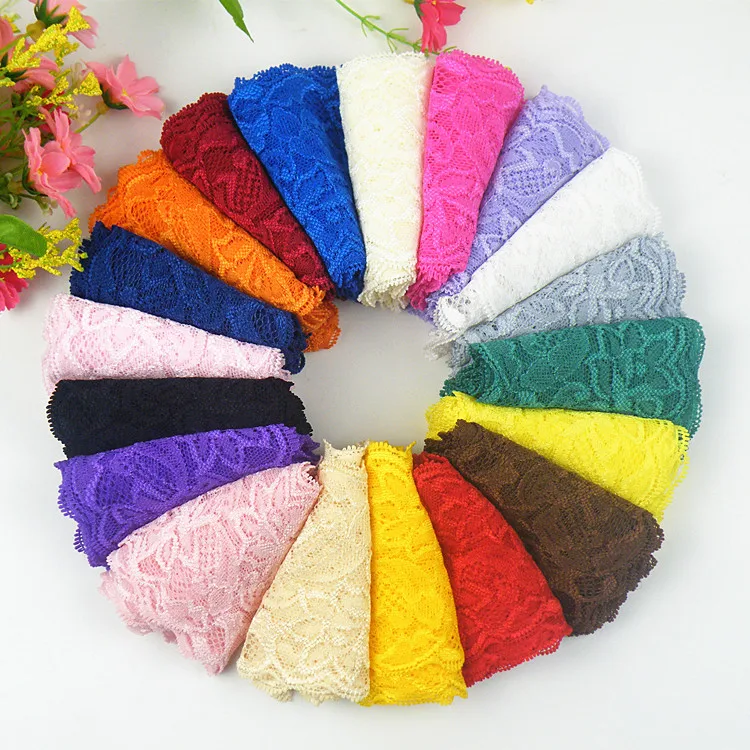 2 м/лот 8 см эластичная кружевная отделка для самостоятельной сборки свадебного