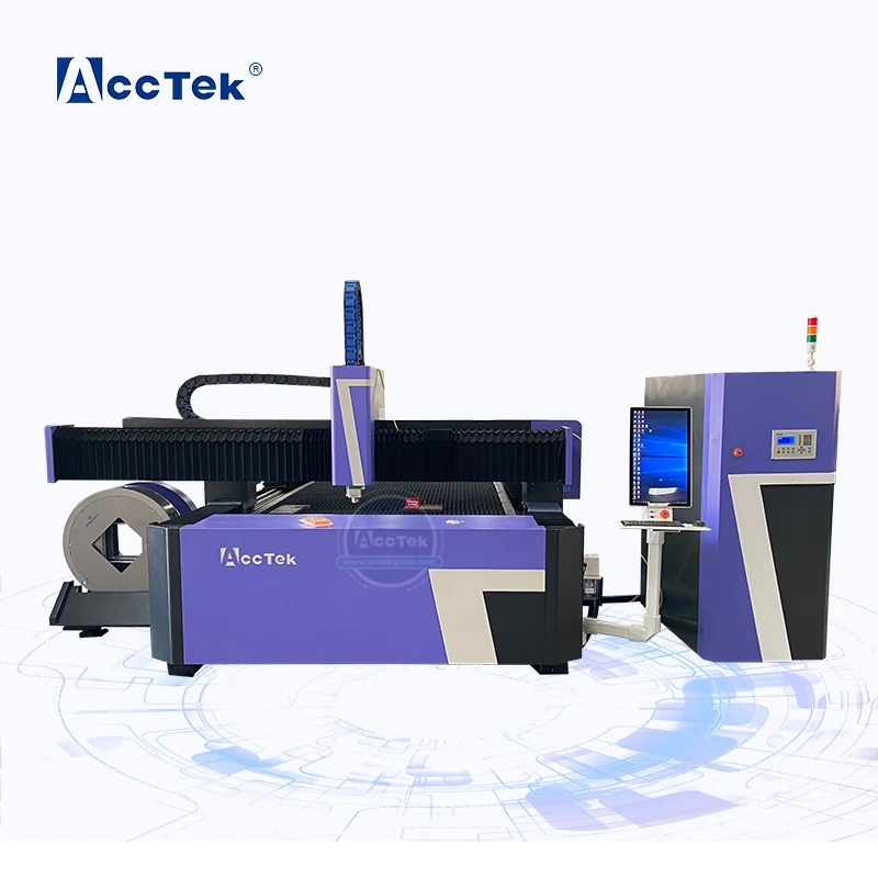

Hot Sale 4kw 6kw 8kw 10kw Maquina De Corte Laser Cutter Fiber Laser Metal Cutting 1530 CNC Cutting Machine With Rotary Axis