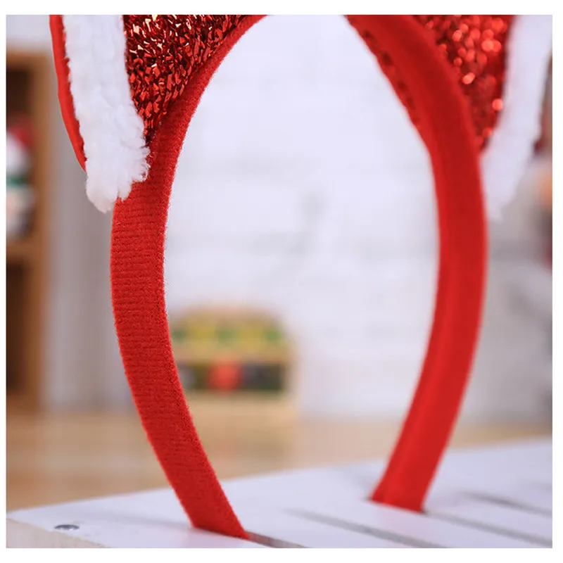 Рождественская повязка на голову платье принцессы с бантом рождественским