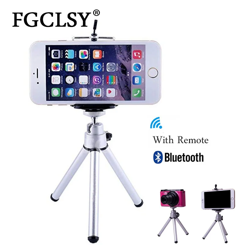 FGCLSY может растягиваться мини-штатив с Bluetooth дистанционным затвором для iPhone Мини камера штатив держатель телефона клип стенд