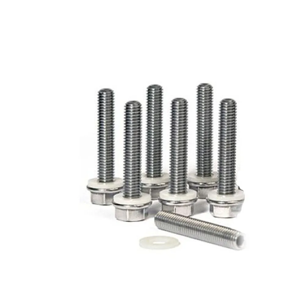 30pcs Exhaust Manifold Stud Silver Prime Stainless Steel Durable Professional Nuts Studs for Vehicle | Автомобили и мотоциклы