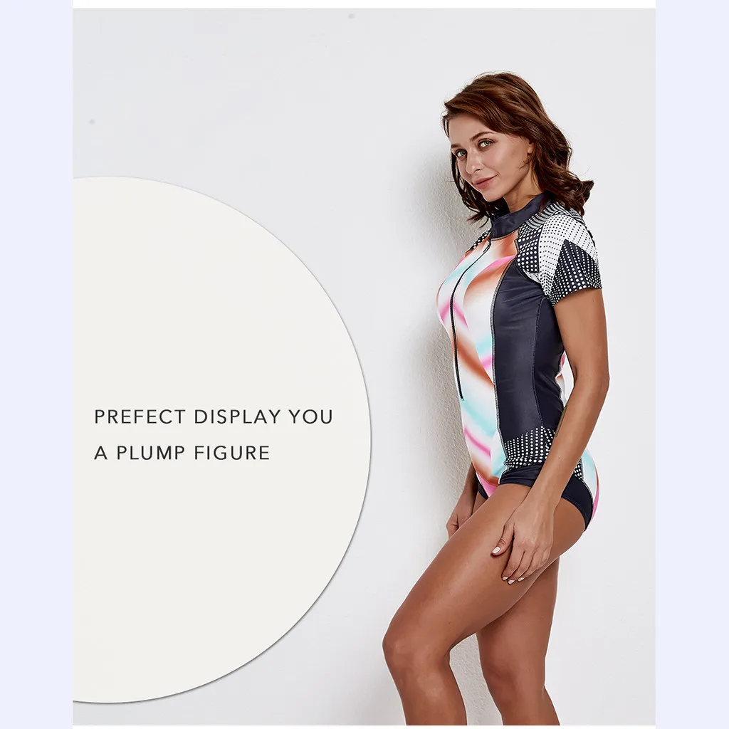 Модный Купальник для женщин женские гидрокостюмы с длинным рукавом серфинга