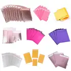 1810 шт.лот розовое золото пенопластовый конверт сумки уплотнения собственной личности конверты мягкие конверты для доставки в пузырчатую пленку, почтовый мешок