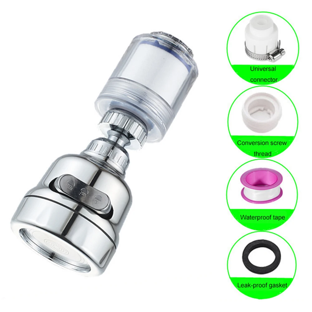 

Universal Kitchen Faucet Filter Tap Aerators Water Saving Faucet Aerator Bathroom Shower Head Filter Nozzle Shower Spray Adapter