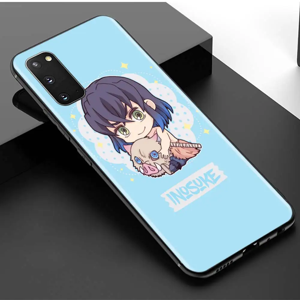 

Phone Cover For Samsung Galaxy S21 S20 FE S10 S9 Plus Ultra Lite 5G S10E Silicon Case Anime Demon Slayer Kimetsu No Yaiba
