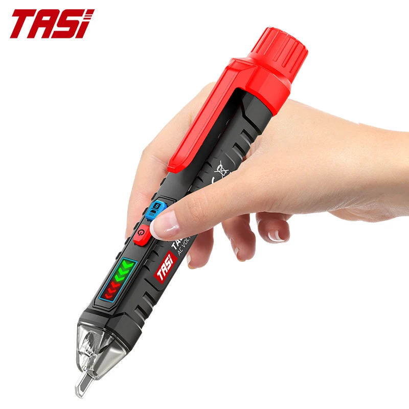 TASI TA881A интеллигентая (ый) Бесконтактный Pen светодиодный Будильник Ac Напряжение детектор метр тестер ручка-Датчик Тестер Тестирование Potlood - изображение