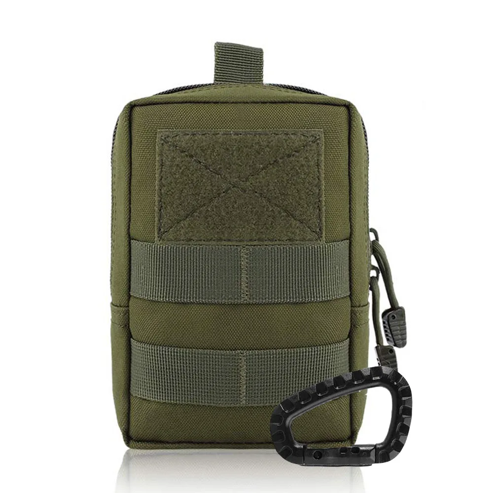 Тактическая Сумка MOLLE EDC для мужчин, поясная сумка, Универсальный гаджет, снаряжение, инструмент, органайзер, карманный мобильный телефон, кобура, держатель для охоты - Цвет: Green