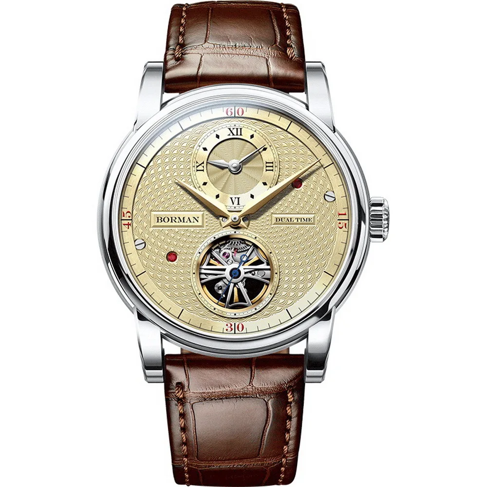 Мужские наручные часы мужские автоматические BORMAN Роскошные Водонепроницаемые