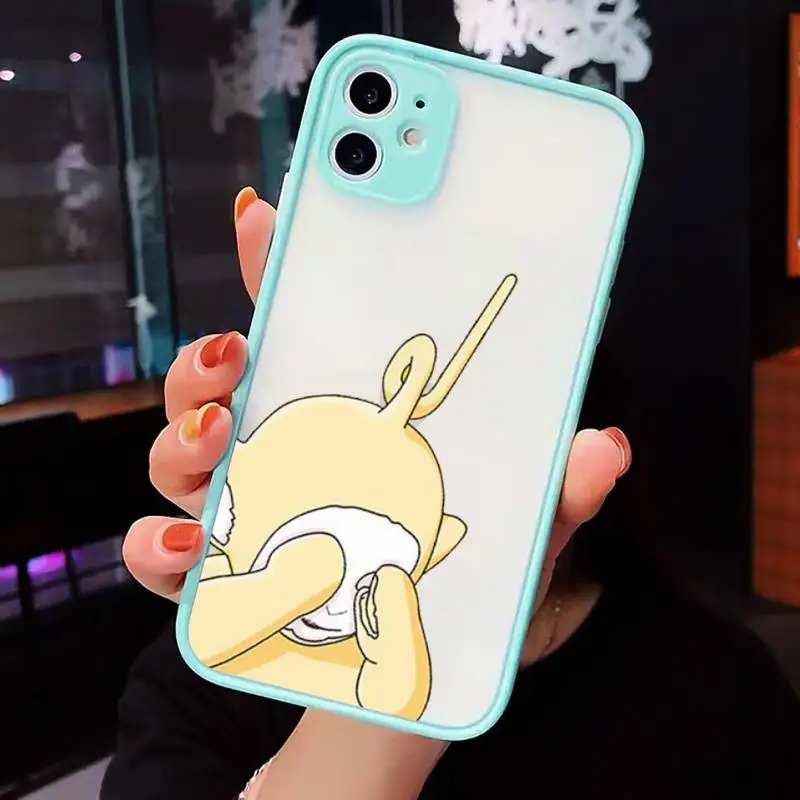 

aerial baby Phone Case Matte transparent For blue iPhone 12 Mini 11 Pro XR XS Max 7 8 Plus X Back Cover