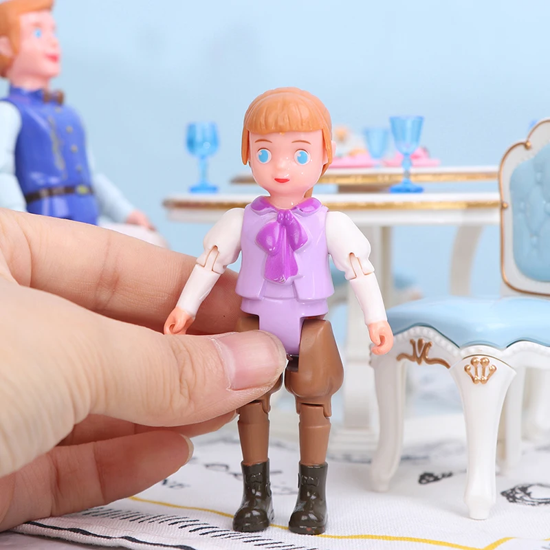 

Children Family Assembly Toys European Dining Table Furniture Girl Birthday Gift Ability Training assemble Furniture Toys