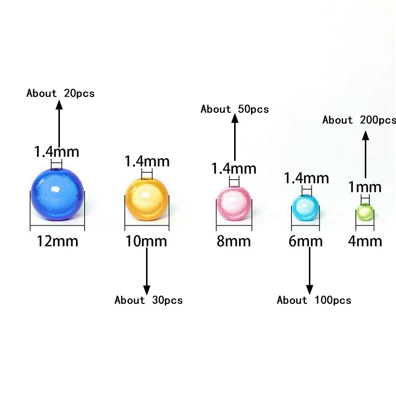 Светоотражающие лазерные бусины Ins акриловые россыпью искусственные ювелирные