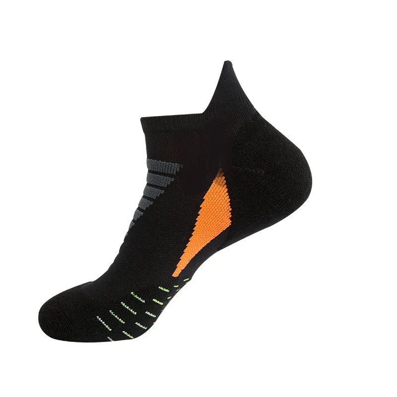 New Men's Compression Socks Sports And Leisure Thickening Non-slip Invisible Breathable Cotton Boat Socks Fitness Bodybuilding