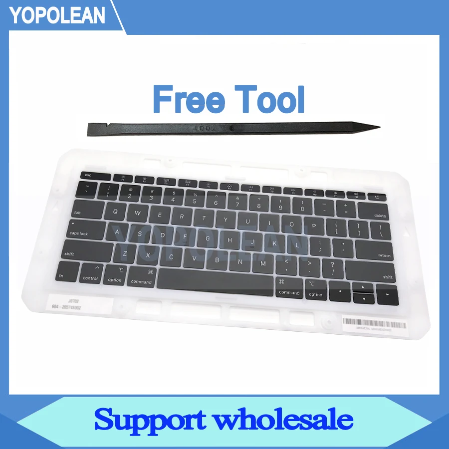 Новые колпачки для клавиатуры с английской раскладкой Macbook Pro Retina 13 дюймов A1708 2016